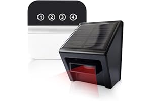 FOORIR Driveway Alarm-1/2 Mile Long Range Driveway Alarms Wireless Outside Weatherproof -Driveway Sensor Alarm & Outdoor Motion Driveway Alert Detector