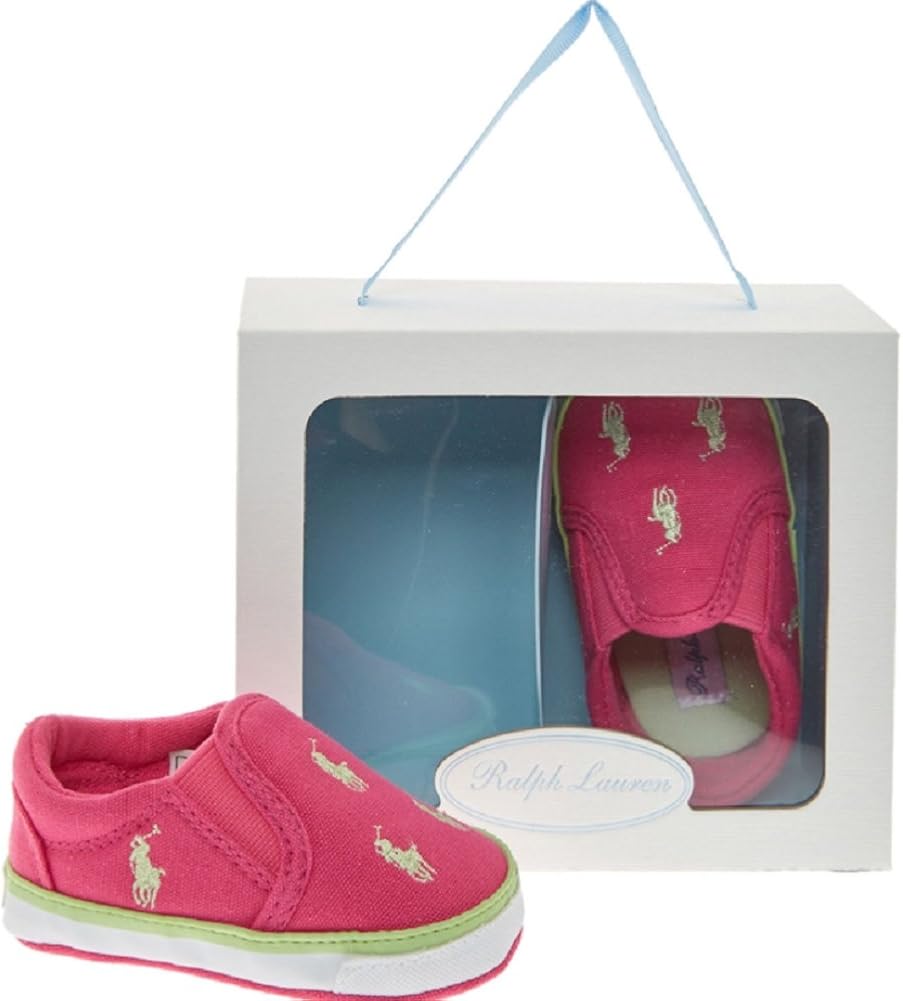 ralph lauren baby shoes pink