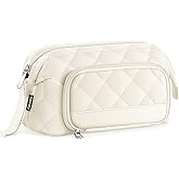 Zannaki Soft Quilted Large Pencil Pouch Organizer with Wide Opening for Boys Girls Teens - Extra Big Capacity Pen Pencil Bag with Zipper, Portable Pencil Case Box for School, College, Cosmetic Gift