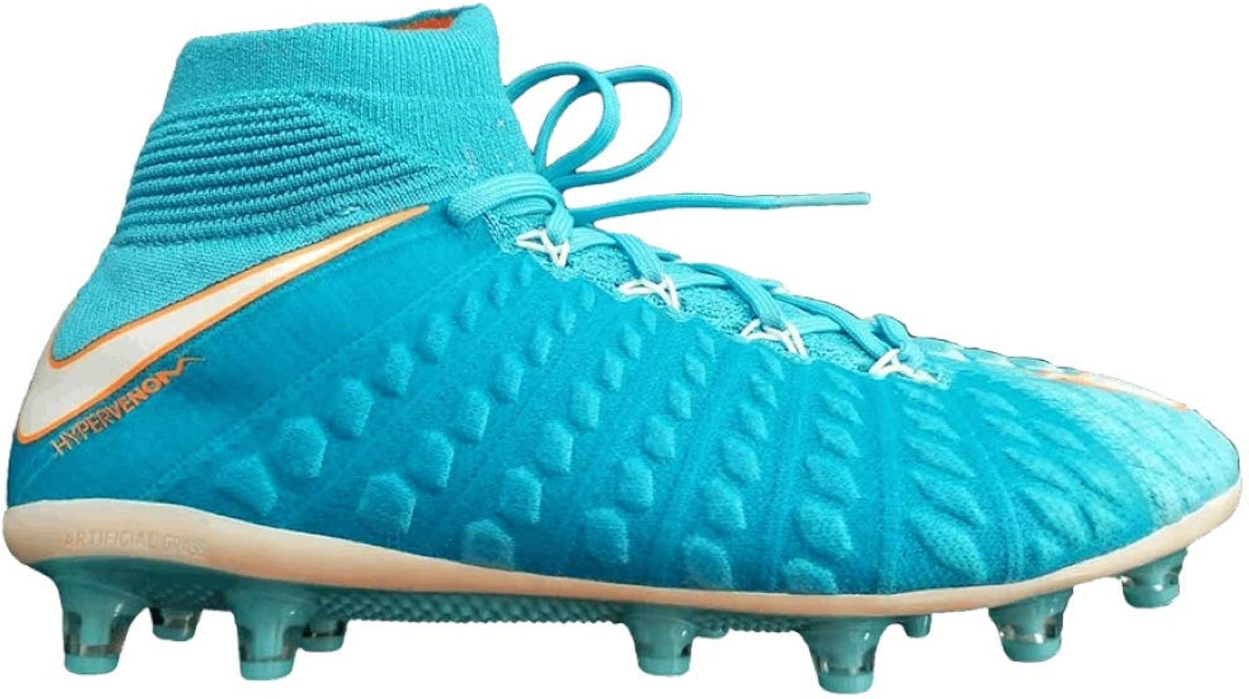 Amazon.com | Nike Womens Hypervenom Phantom 3 (12, Polarized Blue/White) | Shoes