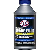STP Heavy Duty Brake Fluid, Dot 3 Brake Fluid Protects Brake Systems, ABS, Disc and Drum Systems, 12 Oz, STP