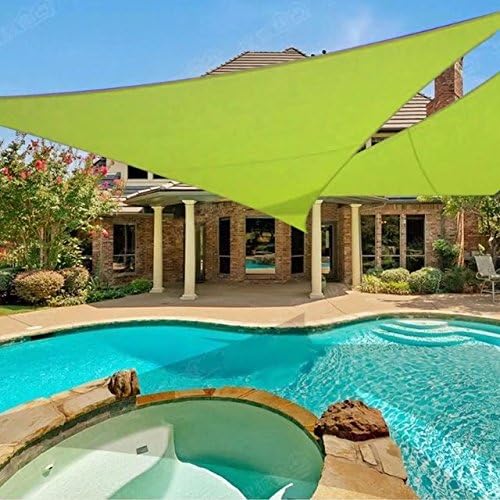 Amazon Com E Share 12ftx12ftx12ft Fruit Green Triangle Sun Shade