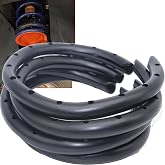 Car Truck SUV Van Offroad Universal Coil Spring Silencer Insulator | Rubber Sleeve Front Rear Lower Suspension Noise Reducer Protector 4PCS Black