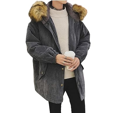 Amazon Spinas スピナス メンズ コーデュロイ ジャケット 中綿入り