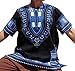 RaanPahMuang Unisex Bright Africa Black Dashiki Cotton Plus Size Shirt