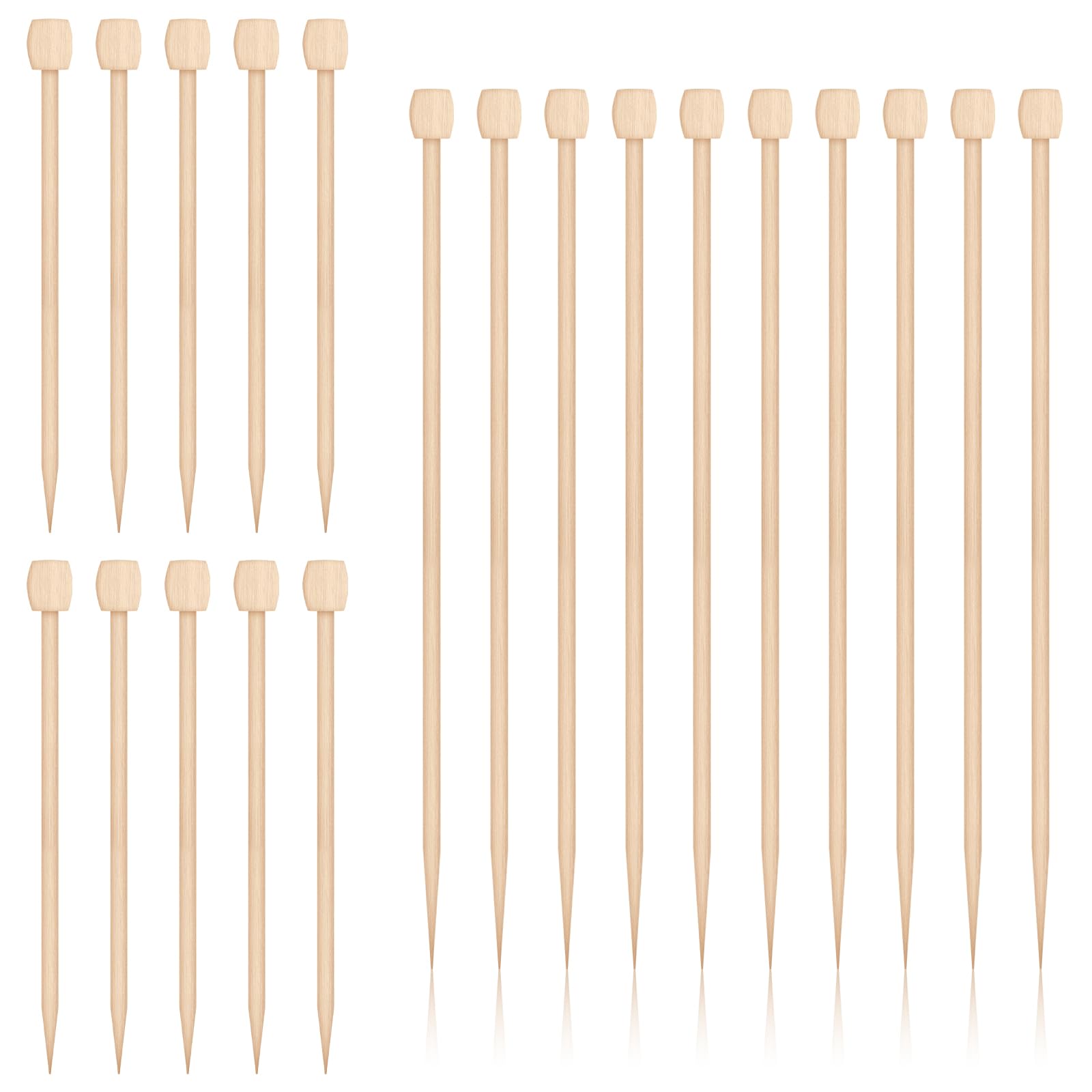 Photo 1 of  Crochet Pins for Amigurumi Single Pointed 2mm Bamboo Knitting Needles Short Smooth Knitting Needles for Beginners 2.75"/4.72" Mini Knit Pins for DIY Craft Crochet Supplies