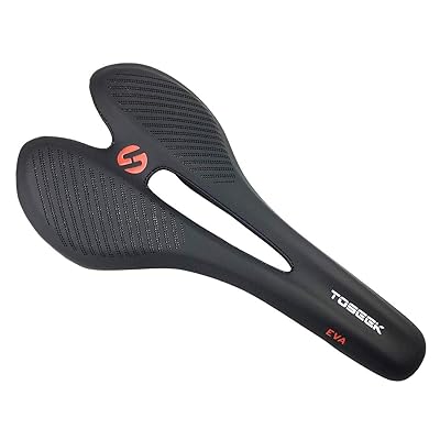 Amazon Black Leather Bike Saddle Lightweight Carbon Fiber Road