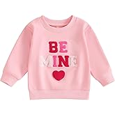 CREAIRY Newborn Baby Girl Outfit Letter Heart Sweatshirt Long Sleeve T-Shirt Tops Toddler Spring Fall Clothes