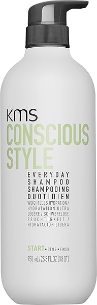 KMS CONSCIOUSSTYLE EVERYDAY SHAMPOO FOR WEIGHTLESS MOISTURE, 25.3 FL OZ