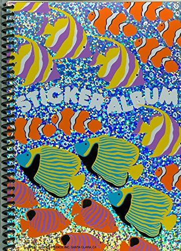 Tropical Fish Design Sticker Collecting Album 5 x 7"