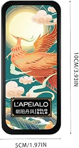 Tacery Solid Cologne Balm Concentrated Chinese Printing Style Men Travel Tin view 4