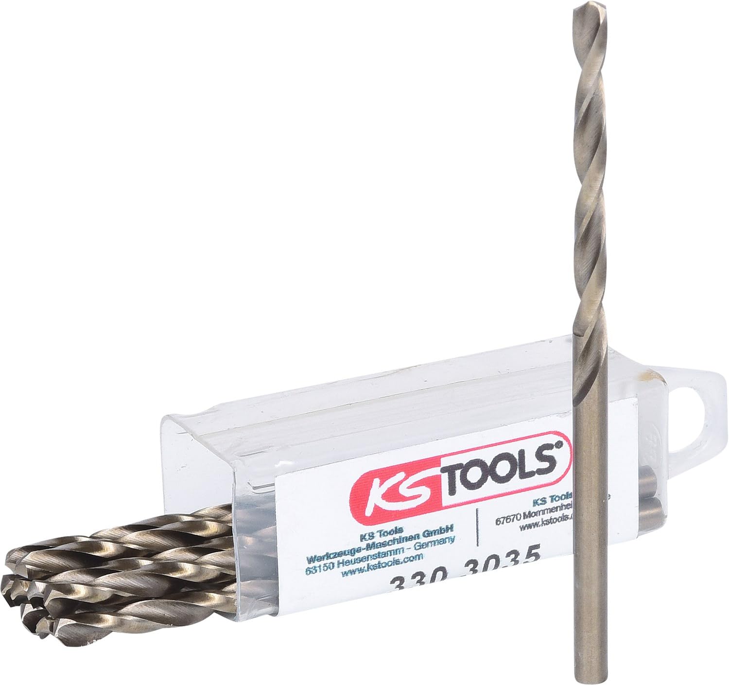 Ks Tools HSS-G 3.5mm Co 5 Twist Drill (10 Pieces) — image 1