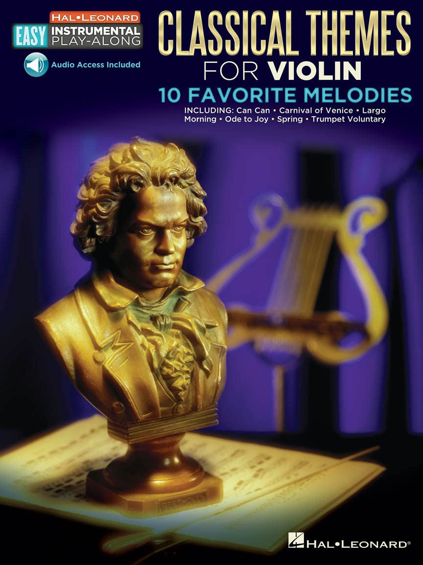 Easy Instrumental Play Along Classical Themes Vln Bk W Audio Download (Hal Leonard Easy Instrumental Play-Along) (Includes Online Access Code)