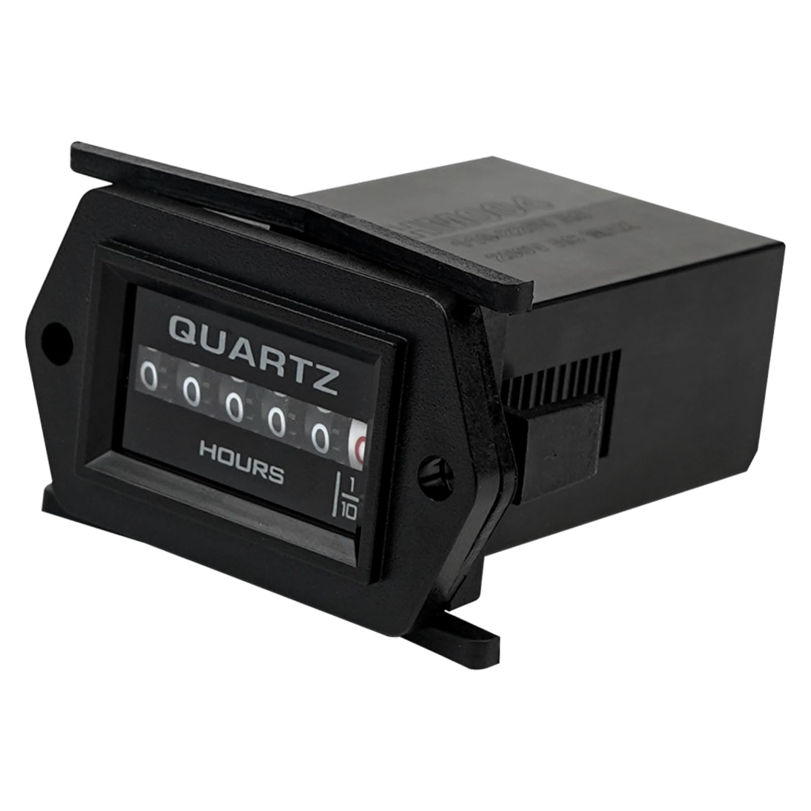 Jayron Mechanical maintenance Hour Meter AC/DC 8-80V analog clock No battery long life Surface waterproof design Easy Installation,for Generator air compressor lawn mowers snowblower