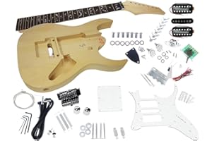 SOLO GUITARS Solo JEK-7 DIY 7 String Electric Guitar Kit With Vine Inlay & Floyd Rose