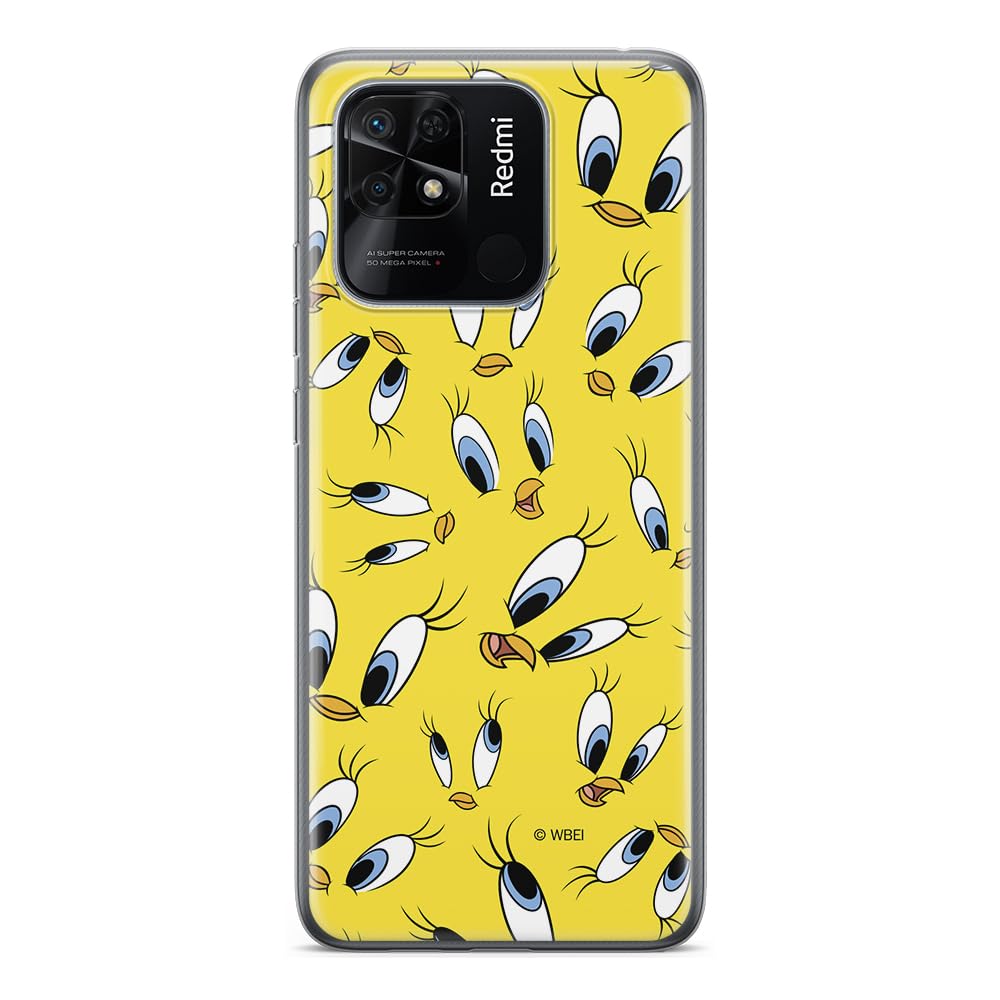 ERT GROUP mobile phone case for Xiaomi REDMI 10C original and officially Licensed Looney Tunes pattern Tweety 006 optimally adapted to the shape of the mobile phone, case made of TPU