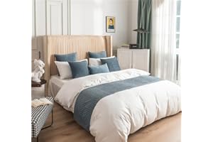 Lightolife Solid Soft Velvet Bed Runner Decorative Bed End Scarf for Home Hotel Guesthouse, Gray, 240x45cm/ 93.5x17.5in