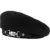 FEOYA Berets for Women Classic French Hats Solid Color Cotton Artist Painter Cap with Metal Decorative Buckle