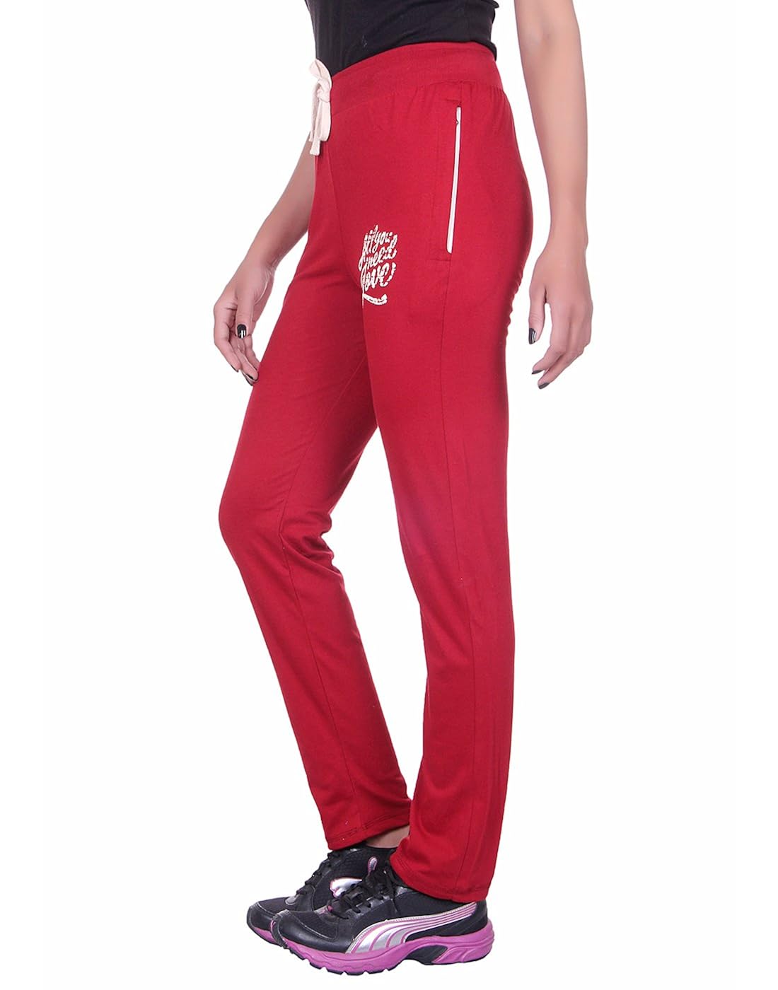 dfh women's tapered track pants