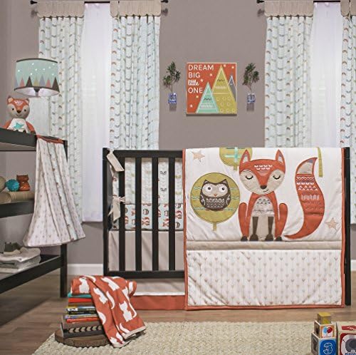 baby girl fox bedding