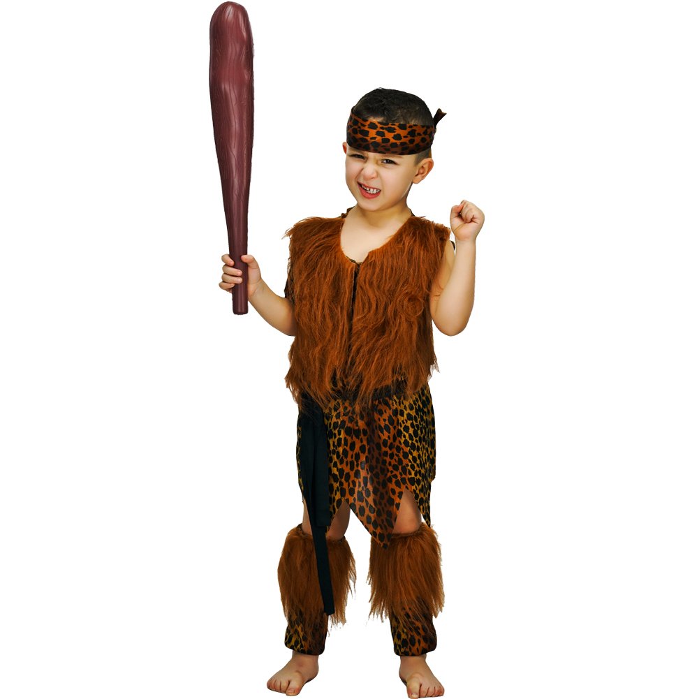 SEA HARE Boy Caveman Fancy Dress Costume (S:4-6Years)