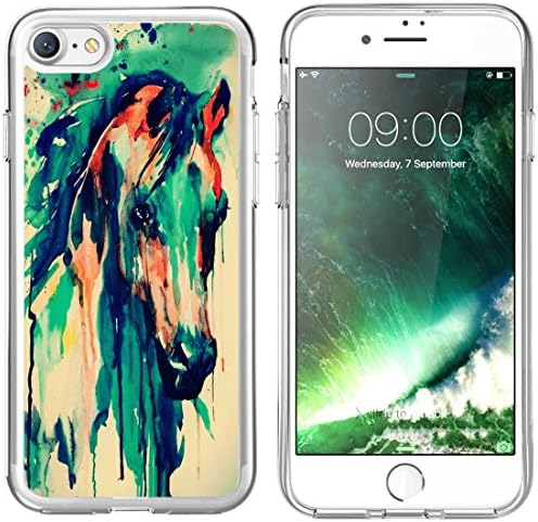 iPhone 6S Plus Case / iPhone 6 Plus Case, Jolook 360 Full Body Protection Slim Case with Design for Apple iPhone 6S Plus/ 6 Plus - Printing Ink of Horse