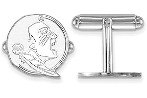 Sterling Silver LogoArt Florida State University Cuff Link