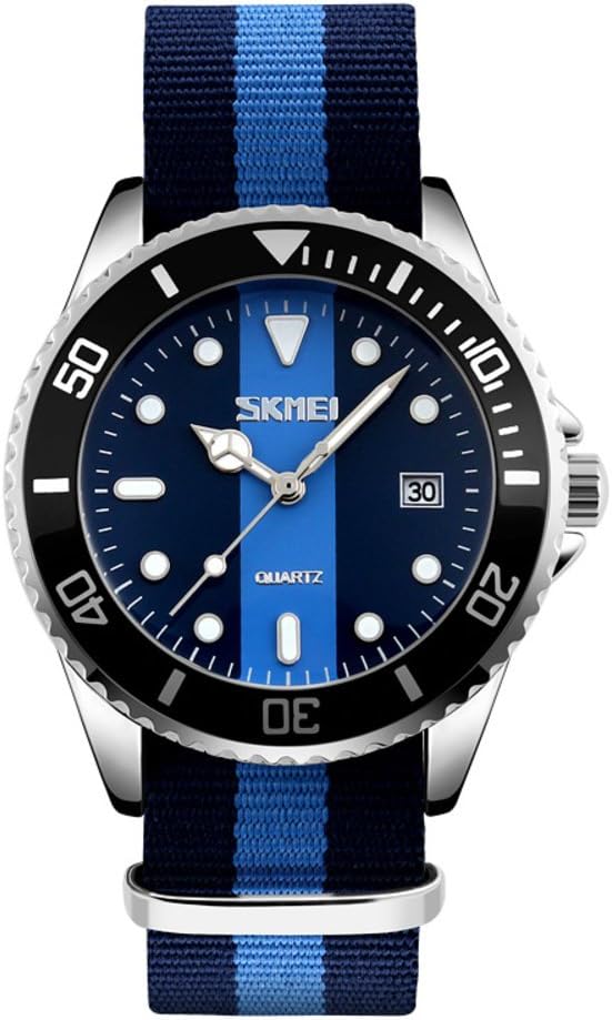 Calm Men's Watch/Waterproof Quartz Watches/Retro Ribbon Watches-B