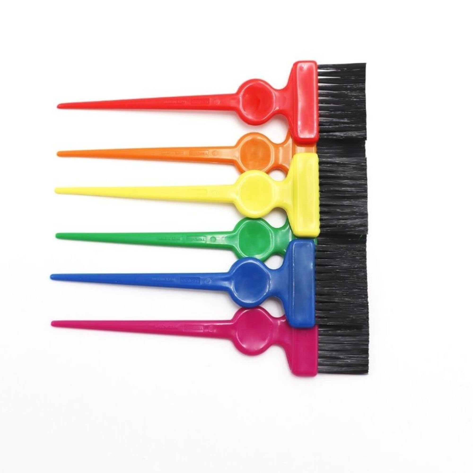 Termix Pack of 6 Professional Pride Palettes for Accurate Dyeing, Premium Bristles, Special Rainbow Edition, Complete Control of Colouring Techniques