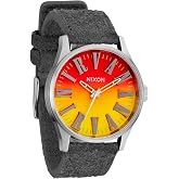 NIXON x Nirvana Sentry Leather Unplug Fade A1418- Mens Japanese Quartz Watch