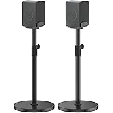 Height Adjustable Speaker Stands for Samsung HW Q990D/Q990F/Q990C/Q930C, Heavy-duty Floor Speaker Stand Only for Samsung Large Speakers with 5"-11" Adjustbale Tray Hold Up to 30lbs WR Cable Management