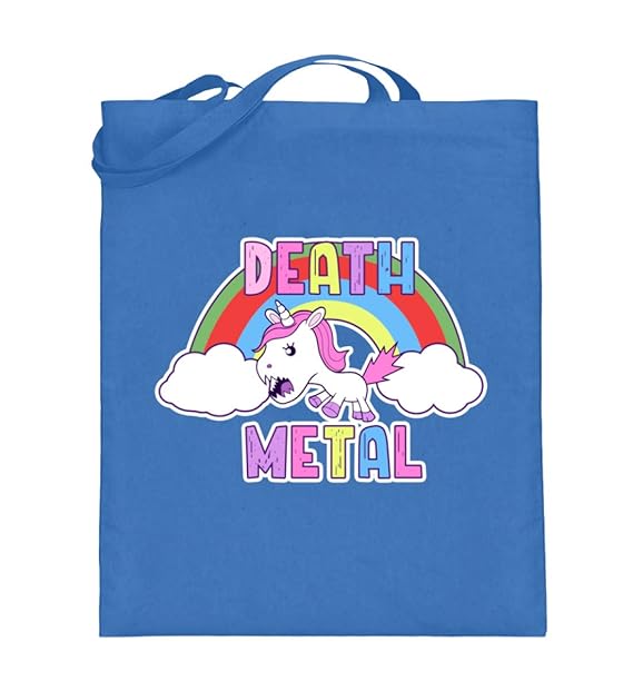 Kleidungskulisse Death Metal Freches Süßes Einhorn Design