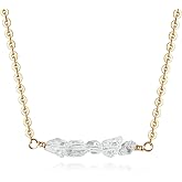 JUDAILY Beaded Choker Necklace for Women 14K Gold Plated Dainty Chain Non Tarnish Dainty Gold Necklace for Women Jewelry Gift