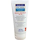 Trader Joe's Zinc Oxide Mineral Based Hypoallergenic Sunscreen SPF 40