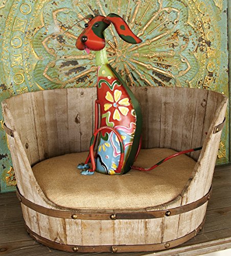 Deco 79 Classic Style Pet Bed Set with Handmade Wood - Thumbnail 2