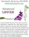 Fifth & Skin BOTANICAL Lipstick (POMEGRANATE) | Vegan | Natural | Organic | Certified Cruelty Free | Paraben Free | Petroleum Free | Healthy | Moisturizing | Vibrant Color that's Good for your Lips!