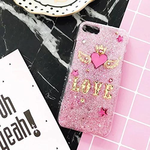 ChevalFier | Heart | Angel | Wings | Pinky | Crown | Glitter | Personalized | iPhone X | iPhone 8/7 PLUS | iPhone 6/6S PLUS | iPhone 5 | Samsung | Phone case