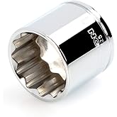TEKTON 3/8 Inch Drive x 1 Inch 12-Point Socket | SHD12225 | Shallow