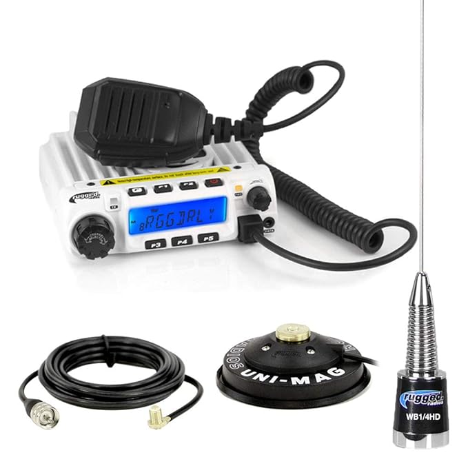 Rugged Radios RM60V 60 Watt VHF Two Way Mobile Radio Kit with UNIMAG