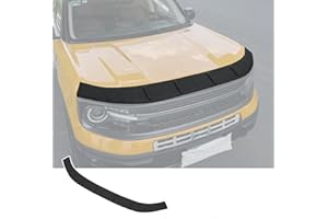 HUYINPJ Hood Guards Compatible with 2021-2025 Bronco Sport Accessories Hood Protector Deflector Trim for 2024 Bronco Sport Accessories (Front)