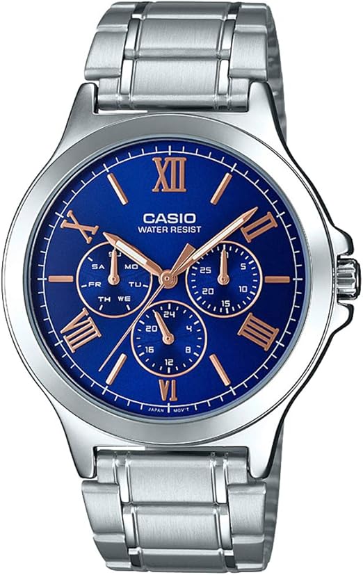 casio mtp blue
