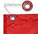 COMPONO Wall Storage Pocket Charts (10 Pocket - 2 Pack, Red) File Organizers with Free Bonus 6 Door Hangers. Best Pocket Chart for School, Classroom, Home or Office. Wall Pocket Chart Organizer
