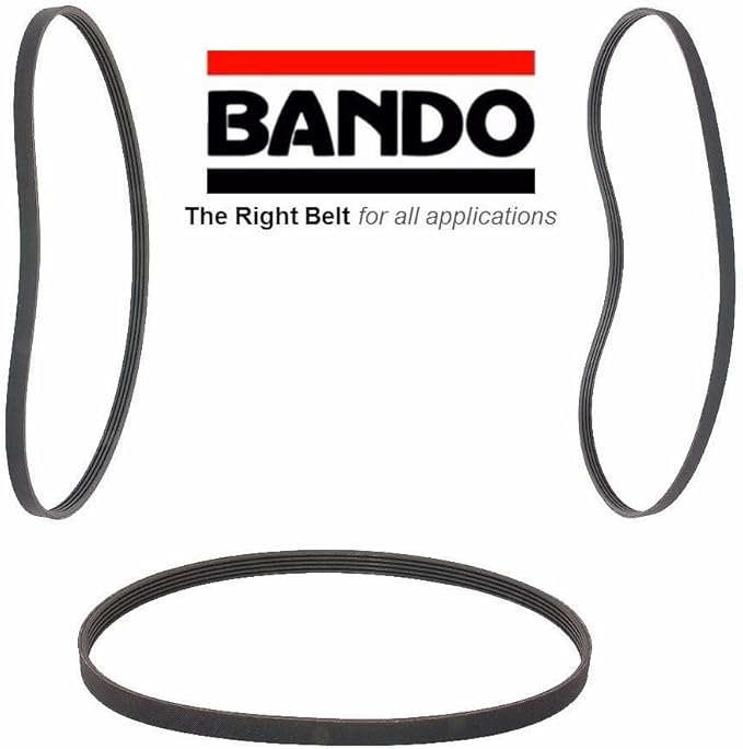 BANDO 3 Piece Serpentine Drive Belt Set for Kia Sportage 2.0 engine