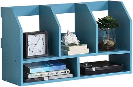 ZB Estante para Libros Hogar De Madera Maciza Estante De Almacenamiento