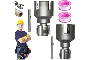 4 in 1 Water Pipe Wrench, 2026 Upgraded 4 in 1 Pipe Thread Wrench, 1/2'' and 3/4'' Integrated Internal & External Pipe Thread