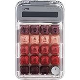 LOFREE Lipstick-Style 3-Mode Wireless Mechanical Numpad - Bluetooth 5.2/2.4G Wireless/USB-C Wired, Adjustable White Backlit, Hot-Swappable Gateron Switches, Compatible with Mac/Windows/iOS/Android