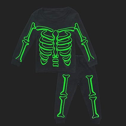 baby boy skeleton pajamas