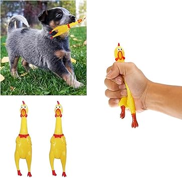 small rubber chicken