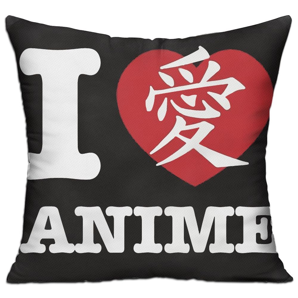 Amazon Com Wqbzl I Love Anime Fashion Decorative Throw Pillow