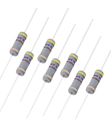 uxcell 50Pcs 0.47 Ohm Resistor, 2W 5% Tolerance Carbon Film